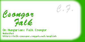 csongor falk business card